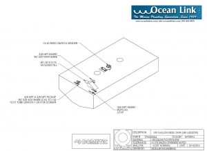 90 gallon marine fuel tank Moeller belly-shaped FTA000064M