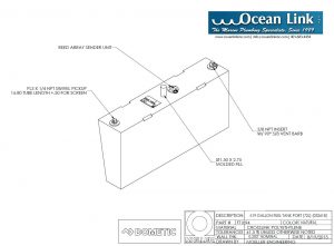 19 gallon marine fuel tank Moeller FT1894M port side custom shape