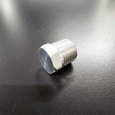 3/8" NPT Hex Head Pipe Plug - Aluminum (302058)