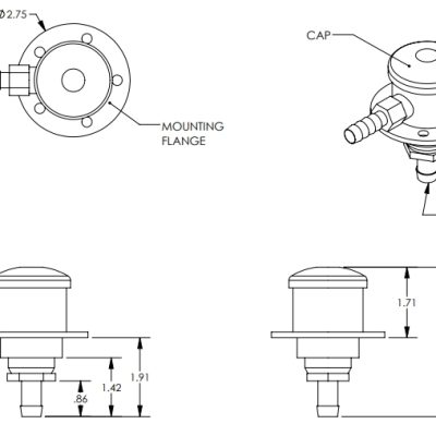 PERKO FDV 3/8" X 3/8" (A002321)